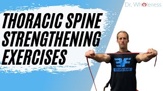 Thoracic Spine strengthening exercises for Degenerative Disc Disease [upl. by Sabanrab]