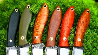 THE 6 HUNTER KNIVES PROJECT Trollsky Knifemaking [upl. by Umeko]