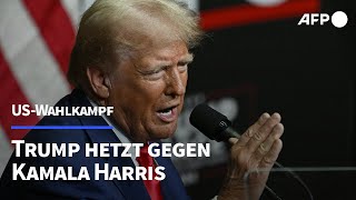 Trump quotMit Kamala Harris wird Israel verschwindenquot  AFP [upl. by Casavant]