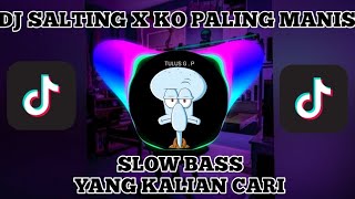 DJ SALTING X KO PALING MANIS SLOW BASS II VIRAL TIKTOK [upl. by Alanson]