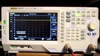 Rigol DSA815 RF Spectrum Analyzer as a RF Signal Source [upl. by Dekow]