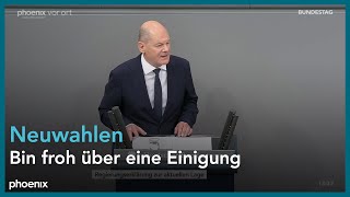 Regierungserklärung von Bundeskanzler Olaf Scholz SPD zur aktuellen Lage  131124 [upl. by Krein]