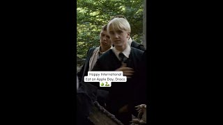 Draco Malfoy and the apple HarryPotter DracoMalfoy [upl. by Nibla]