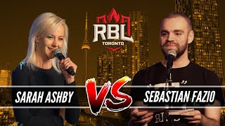 Roast Battle Toronto  Sarah Ashby vs Sebastian Fazio [upl. by Ala201]