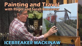 Icebreaker Mackinaw  Painting and Travel [upl. by Currie31]