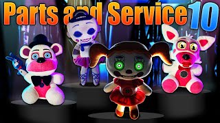 FNAF Plush Parts amp Service Episode 10 The Sister Location [upl. by Agemo]