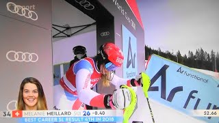 Melanie Meillard  Aare  Women´s Slalom  FIS Alpine [upl. by Havener672]