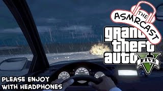 ASMR GTA V PC 1080p 60fps  Tiny Tapping Tingles In The Rain Binaural [upl. by Lleksah]