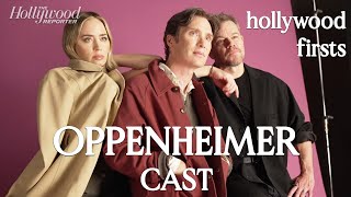 Oppenheimer Cast Play Hollywood Firsts Cillian Murphy Emily Blunt amp Matt Damon Share First Times [upl. by Donna]