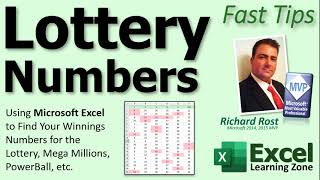 Using Microsoft Excel to Find Your Winnings Numbers for the Lottery Mega Millions Powerball etc [upl. by Ytissac641]