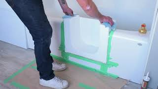 How to Install a Walkin Bathtub Conversion Kit [upl. by Ramon]