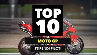 Moto GP la classifica degli stipendi dei piloti [upl. by Yeltnerb]