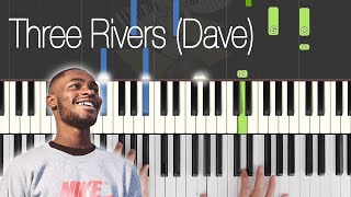 Three Rivers Dave Piano Keyboard Tutorial [upl. by Eclud659]