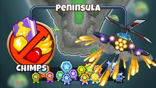 Peninsula CHIMPS WalkthroughGuide  Bloons TD6 [upl. by Alvar986]