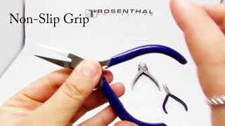 How to use a flat nose plier tutorial jewelry making tool [upl. by Ettessil]