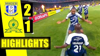 MAGESI FC VS MAMELODI SUNDOWNS ‣ ALL GOALS amp HIGHLIGHTS ‣ CARLING KNOCKOUT FINAL 202425 [upl. by Egerton]