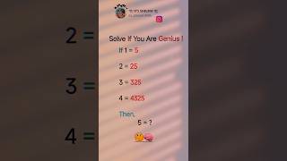 Solve if you are Genius 😜english maths solve trending shortsfeed short quotes shorts fun [upl. by Stockwell]