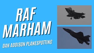 2 F35B Lightning II Landing at RAF Marham Dan Addison Planespotting 311024 4K 60fps [upl. by Gulick387]