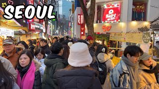 Myeongdong Walking Tour Seoul City Korea 4k City Tour [upl. by Akirehs]