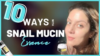 Ten Ways To Transform Your Skin With Cosrx Snail Mucin Essence I Snail Mucin Cosrx Review [upl. by Liponis]