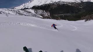 Spring Skiing Grands Montets Chamonix End of a strange season [upl. by Natica]