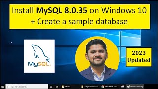 How to install MySQL 8035 Server and Workbench latest version on Windows 10 [upl. by Ytsrik366]