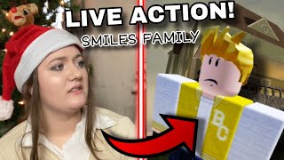 ROBLOX SMILES FAMILY LIVE ACTION  The Smiles Family’s New Dog [upl. by Arretal677]