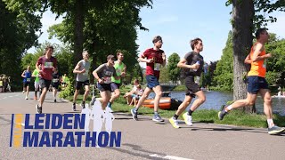 Leiden Marathon 2024 LIVE bij de finish [upl. by Asseneg]