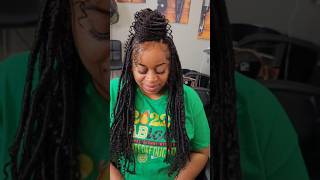 Faux Locs over Old Braids 3 Hairstyles in One [upl. by Adine]