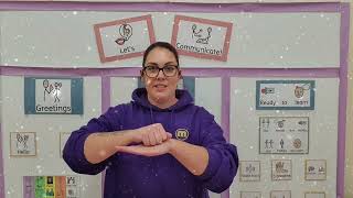 Makaton Christmas Advent Calendar1st December [upl. by Koziarz]