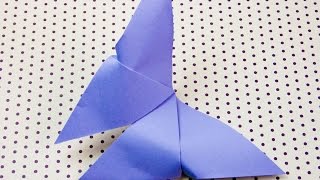 Cómo hacer una mariposa de papel origami [upl. by Bekki]