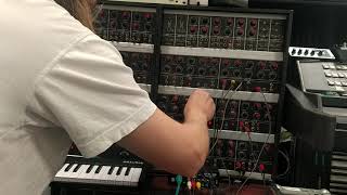 Analog Modular Synthesizer 1980 Elektor Formant Modified  Simple One OSC Patch [upl. by Yditsahc518]