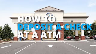 How to deposit a check at a ATM [upl. by Alburg702]