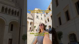 WE LEARNED HOW TO MAKE ORECCHIETTE IN PUGLIA 8 things to do in Bari travel vlogshorts [upl. by Elleinnod550]