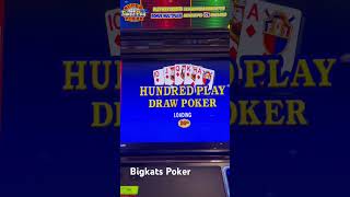 125 a spin 100 play bigkatspoker casino poker videopoker tripledouble [upl. by Furr110]