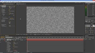 After Effects Tutorial TV Noise Effect [upl. by Julio]