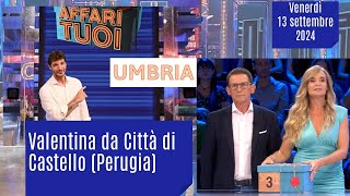 Affari tuoi di venerdì 13 settembre 24 con lUmbria I pacchi aperti in ordine [upl. by Tirma]