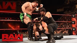 Roman Reigns and Braun Strowman to battle inside Hell in a Cell Raw Aug 27 2018 [upl. by Cristiona]