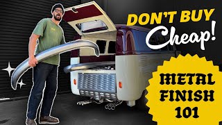 Metal Finishing 101 How to Rescue Cheap Bumpers  Chroming Prep Guide [upl. by Yerot]