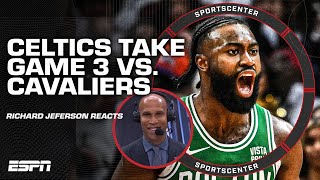 REACTION to Celtics Game 3 win vs the Cavs 👀 Boston answered the call  Richard Jefferson  SC [upl. by Turnbull317]