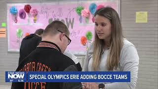 Special Olympics Erie Adding Bocce Teams [upl. by Navonoj]