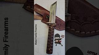 This Little Ninja Katana has an American Walnut Handle and A Damascus Steel Blade [upl. by Dukey]