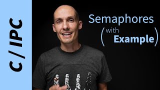 What is a semaphore How do they work Example in C [upl. by Miner714]