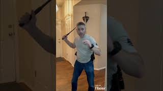 Self Defense with a Collapsible Baton Quick Lesson shorts [upl. by Franklyn]