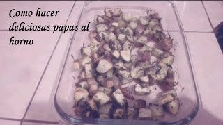 Deliciosas Papas al horno [upl. by Mena]