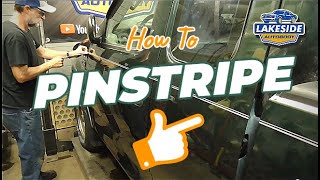 How to Pinstripe a Car with Pinstriping Tape [upl. by Nonnahsed]