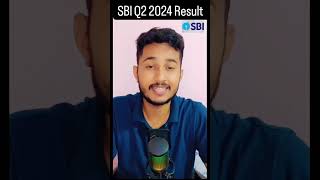 Sbi share q2 2024 result announced  Sbi share crash today  Hold or sell sbi trendingtopic [upl. by Kcirdnekal]