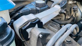 Engine mounttierod replacement amp stiffening Part 2 of 2  Land Rover Freelander 2 [upl. by Channa]