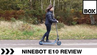 Ninebot E10 Kids Electric Scooter Review  Segways New Kids Range [upl. by Burnside]