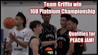 Team Griffin 2025 win Nike E16 Phoenix Platinum Title Full Title Game Highlights [upl. by Jahdal]